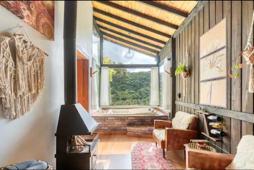 Cabana Sassafras Com Hidromassagem Alfredo Wagner Εξωτερικό φωτογραφία