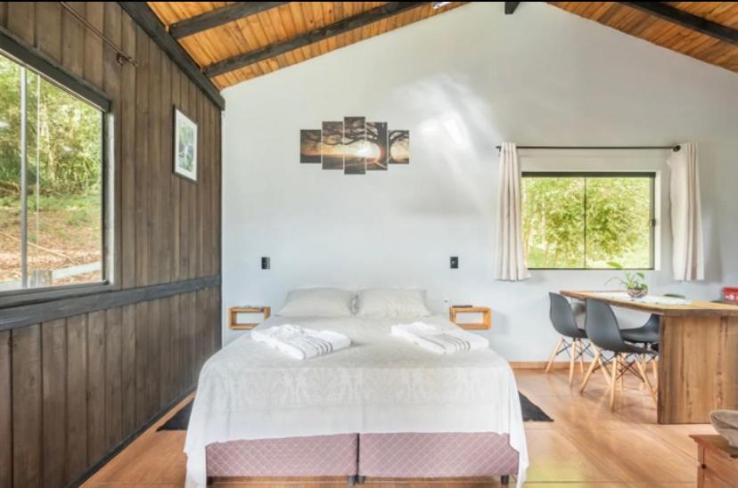 Cabana Sassafras Com Hidromassagem Alfredo Wagner Εξωτερικό φωτογραφία
