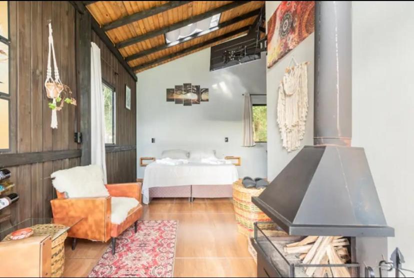 Cabana Sassafras Com Hidromassagem Alfredo Wagner Εξωτερικό φωτογραφία